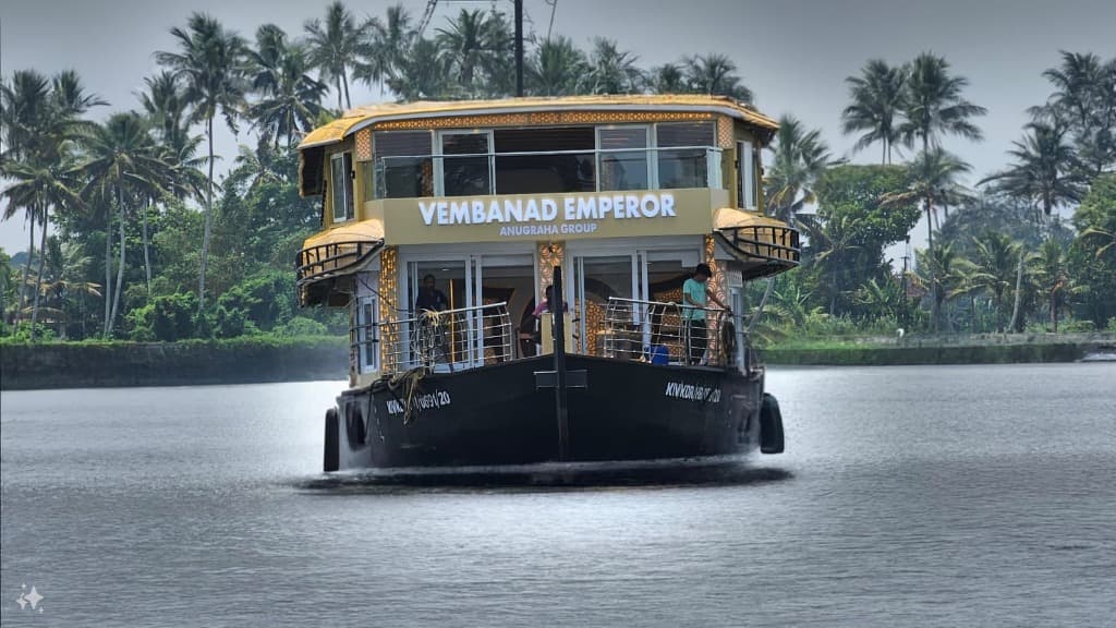 Houseboat Vembanad Emperor - Venue for KTF 3.0